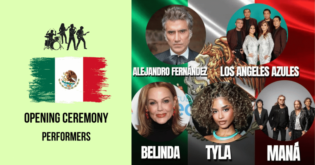World Cup 2026 Mexico Opening Ceremony Performers